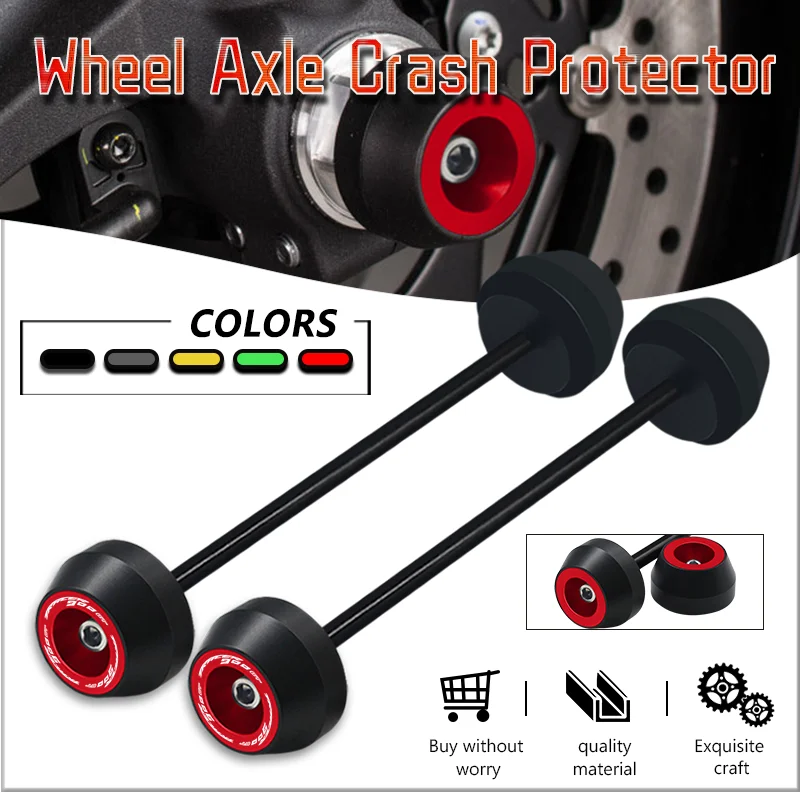 Hot Sales For TRACER900GT tracer900gt 2018-2024 Motorcycle CNC Anti-drop Front Rear Wheels Fork Axle Crashs Sliders Protector