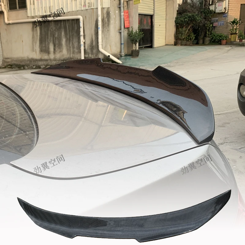 Suitable for BMW 5 Series  F10/F18 modify PSM Style Carbon fiber Rear Spoiler Trunk wing 2012-2017  unpainted carbonSpoiler