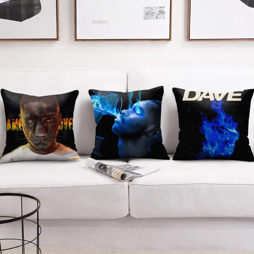 Singer Rapper D-Dave Cushion Cover Wrinkle-Resistant Short Plush Pillow Case Breathable Machine-Washable