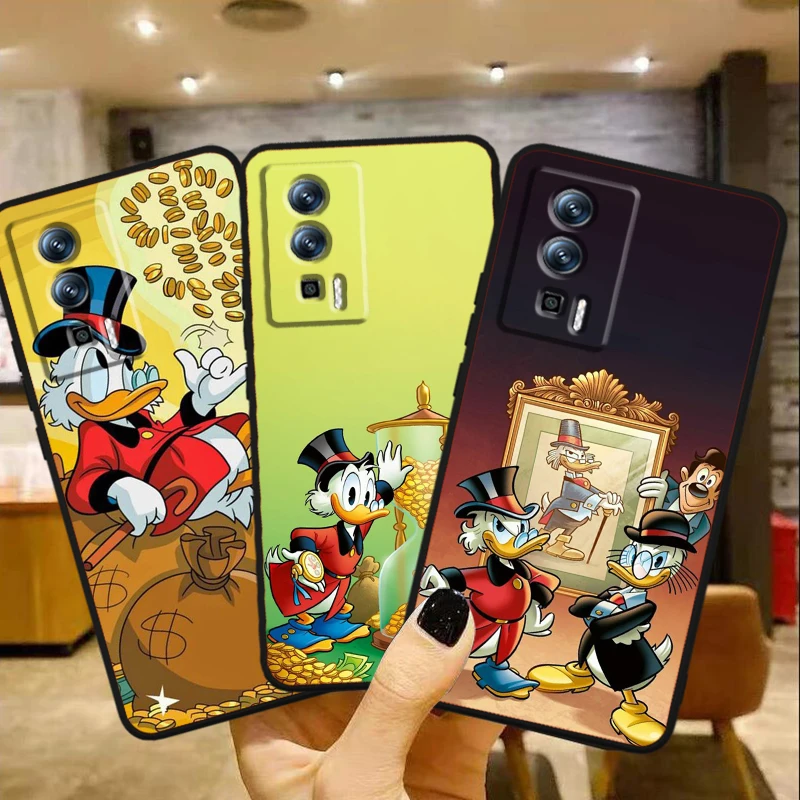 Disney Donald Duck Fun Cute For Xiaomi Redmi 9A 9C 9AT 10C 9 9T 10 12C 13C A3 12 K60 A1 K50 K40 5G Black Cover Phone Case