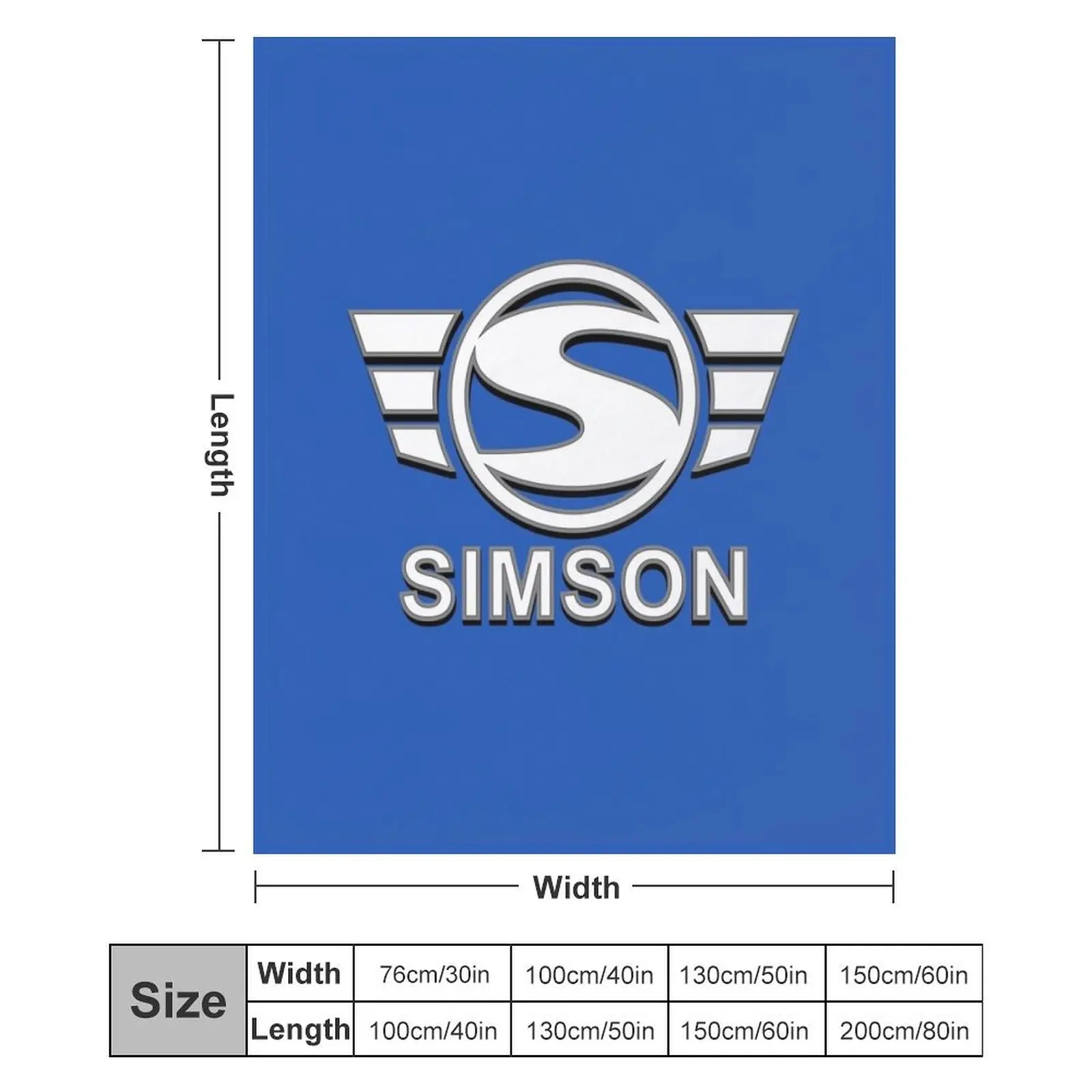 Simson Logo 3D Spezial (أبيض) رمي بطانية السفر الفانيلا الدافئة هدايا عيد الميلاد البطانيات