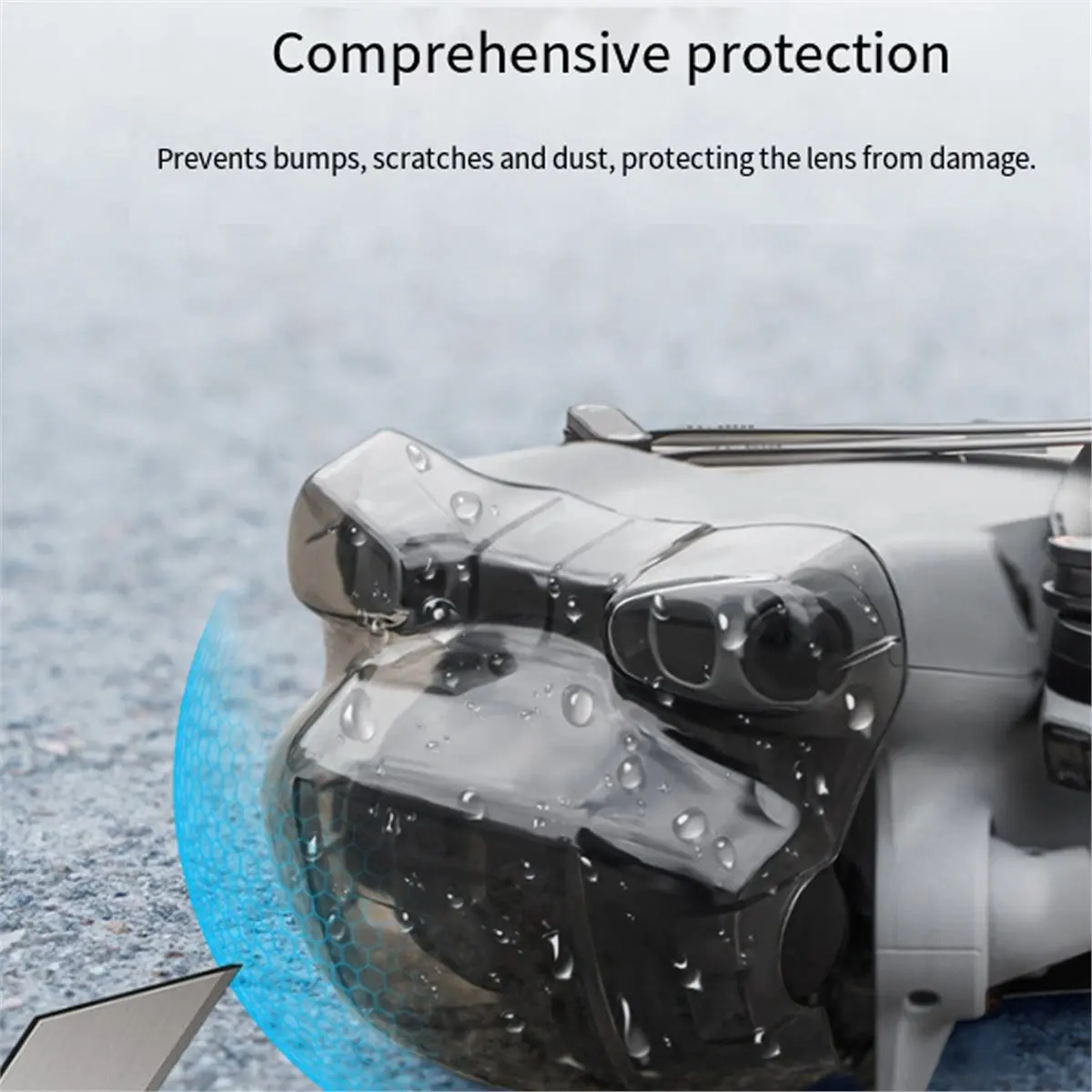 A10I For Mini 5 Pro Lens Cap Drone Camera Lens Protective Cover Lens Hood Gimbal Guard Case Camera Protector