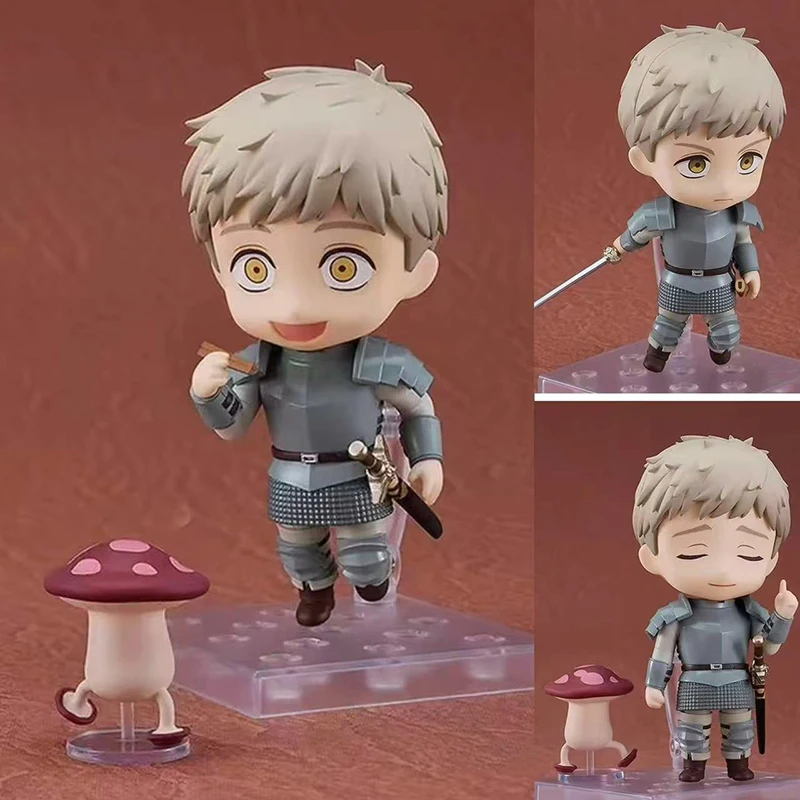 Delicious in Dungeon Figures 2375# Laios Laius Raiosu Action Figures Q Version Leos Movable PVC 10cm Anime Collection Model Gift