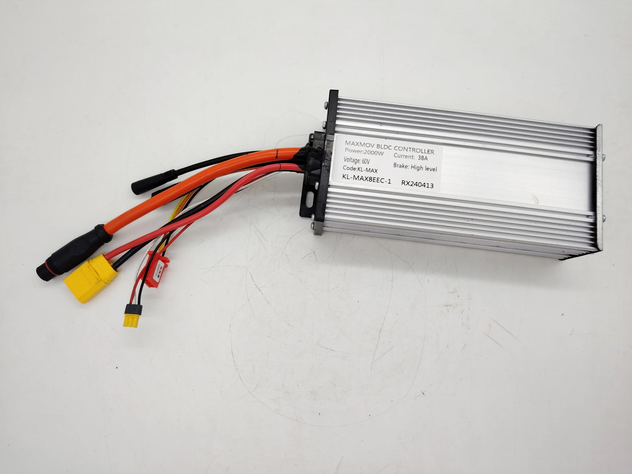 60V 2000W 38A Brushless DC Motor Controller for Electric Bike E-Scooter MAXMOV KL-MAX8EEC-1 High Level Brake