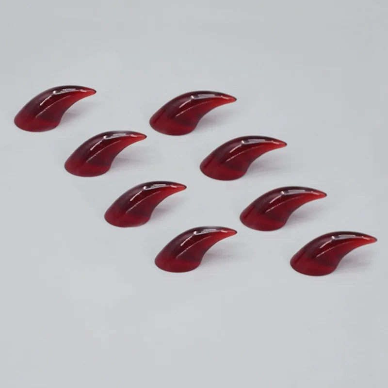 2025 أنيمي جديد اليدوية Fursuit قطرات هلام مسمار تأثيري DIY مخلب تلميح Fursuit اليابانية DIY العالمي اللون المواد حزمة 8 قطعة/المجموعة