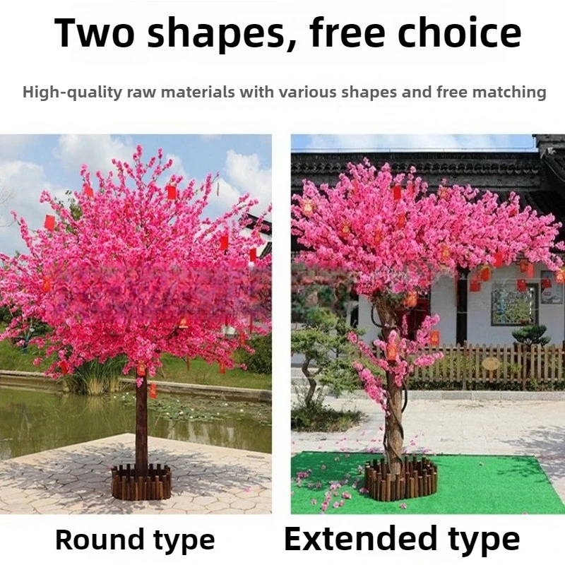 

Simulation peach tree artificial tree fake tree simulation flower arrangement decoration wish props landscaping plant