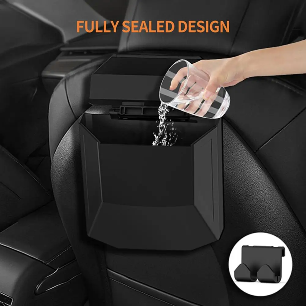 

Abs Material Car Garbage Multifunctional Car Organizer Durable Waterproof Car Trash for Model3/y Keep Vehicle Clean Tidy