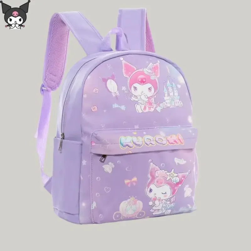 クロミメロディアニメ学生バックパックサンリオハローキティかわいい漫画ファッション救済通学 Pu 防水軽量快適