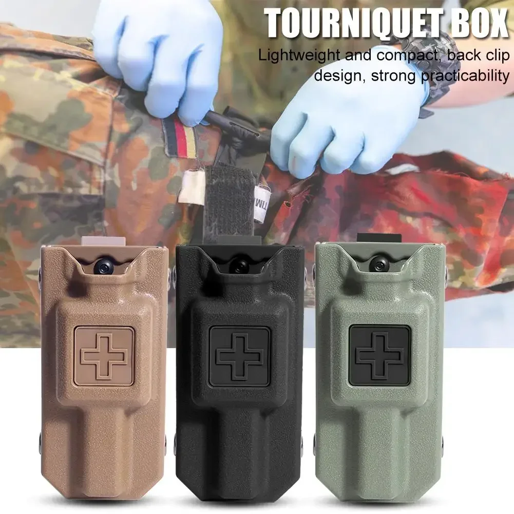 

Tactical Hunting Holster Case EMT Tourniquet Storage Bag Box Holder Case For Outdoor Sport Hanging Waist Backpack