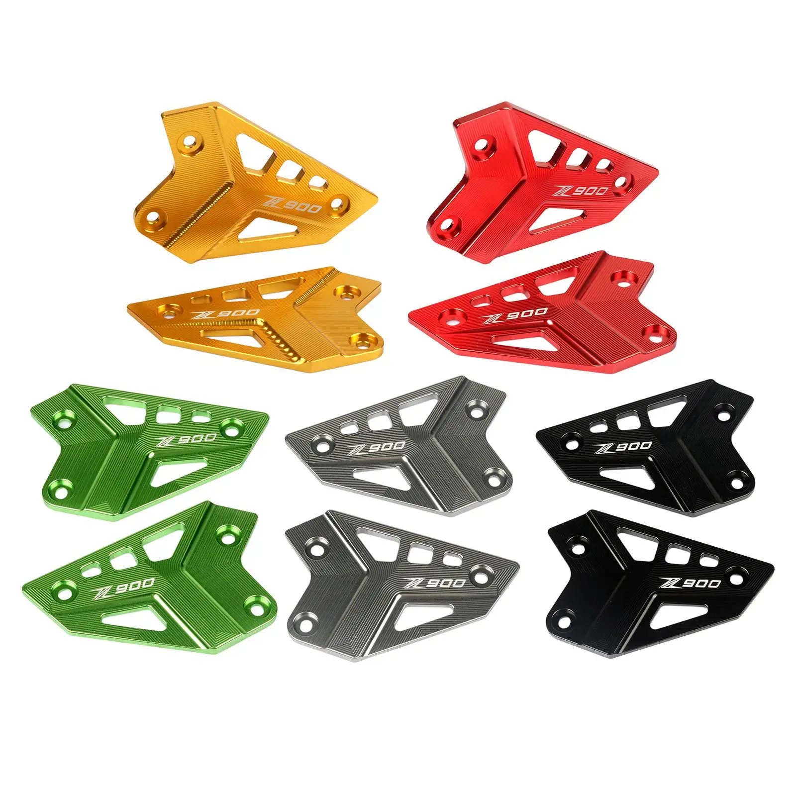 

2x Motorcycle Foot Peg , Aluminum Alloy, Accessories Footrest Rear Guard, for Z900