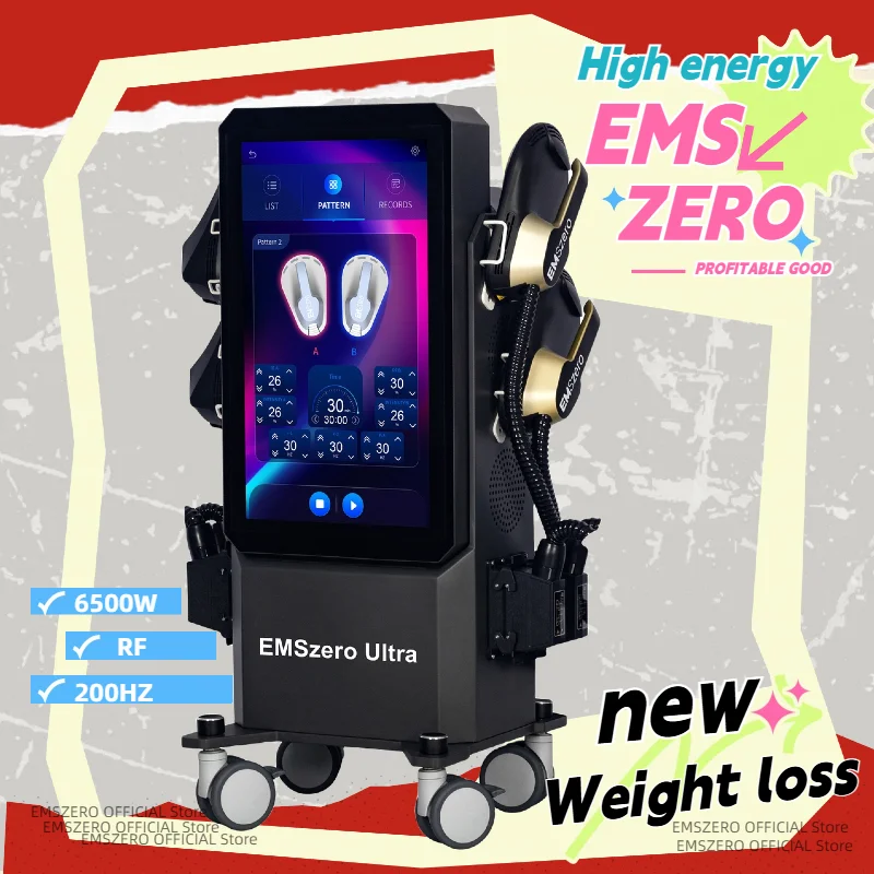 

EMSzero Ultra NEO Pro - 6500W Muscle Sculpt Machine with Hi-EMT Technology for Body Slimming & Electromagnetic Stimulation