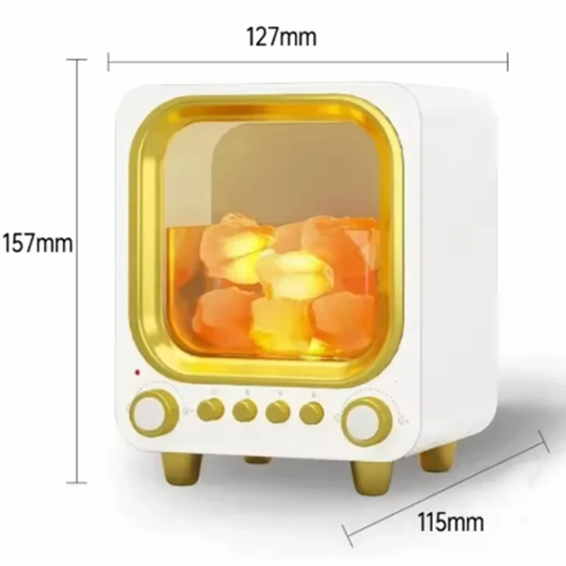 Три в одном Bluetooth аудио домашний настольный увлажнитель для домашнего офиса USB-диффузор для ароматерапии