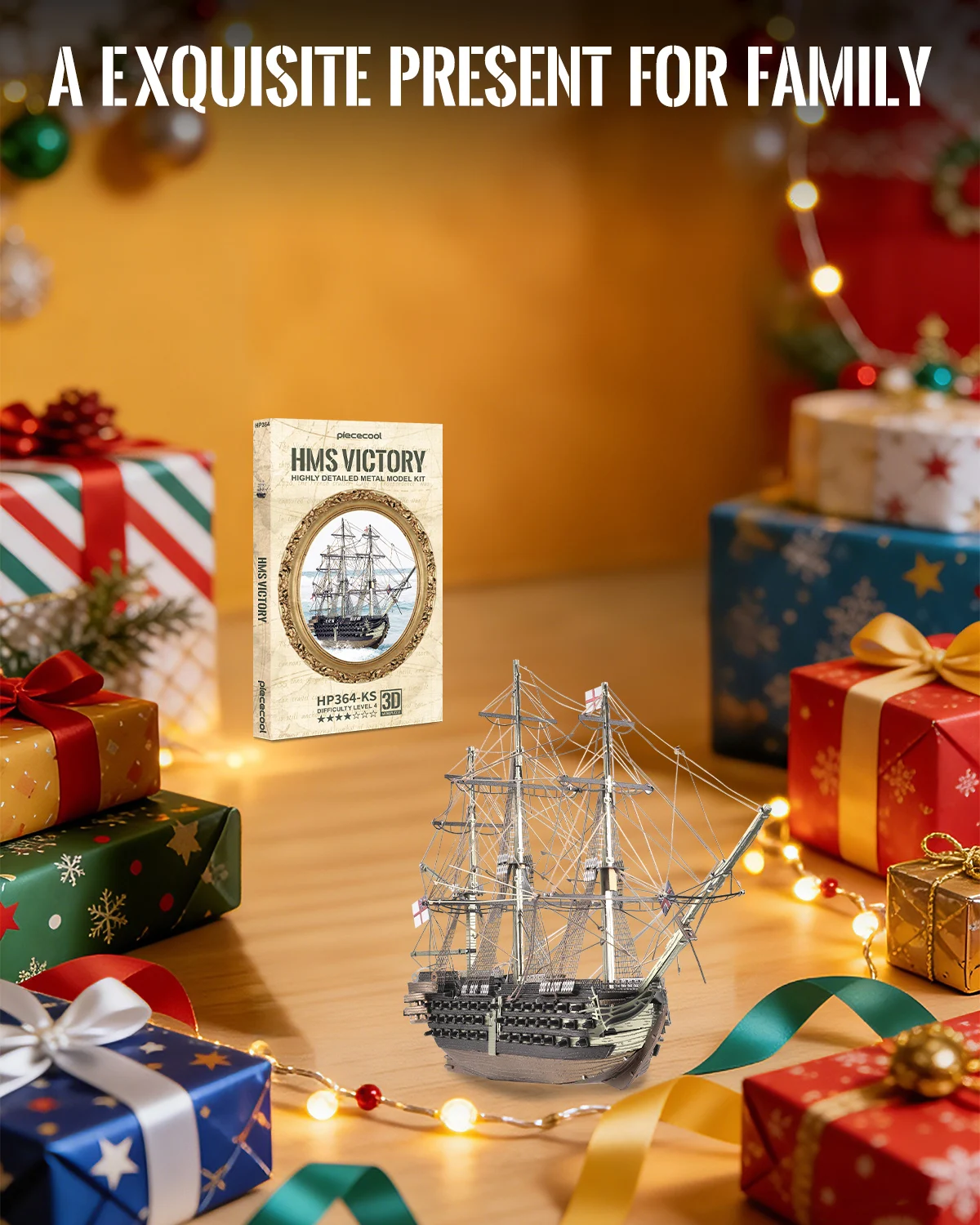 Piececool 3D Puzzles Metal Mod - огляд і ціна Model Kit Hms Victory