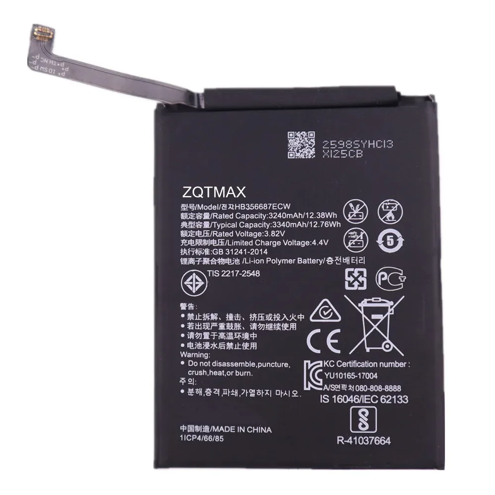 HB356687ECW Phone Battery For Huawei Nova 2 Plus 2i 2S 3i 4e Huawei P30 Lite Mate SE G10 Mate 10 Lite Honor 20s 7X 9i Batteria