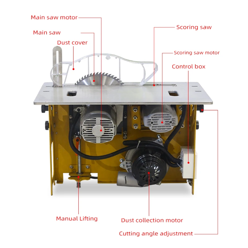

Mini Portable PVC Melamine Board Plywood Wood Cutting Machine Panel Saw Table Saw JT160