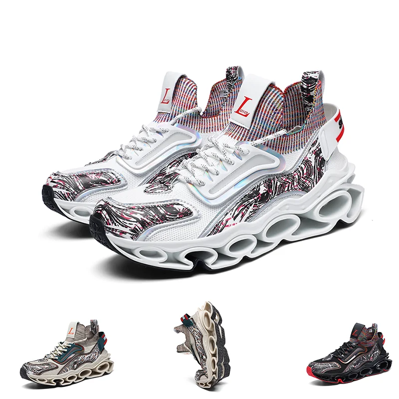 

GL Sports Shoes With Unique Patterns, Unique Sole Design, Comfortable To Wear, Easily Create Trendy Sports Style