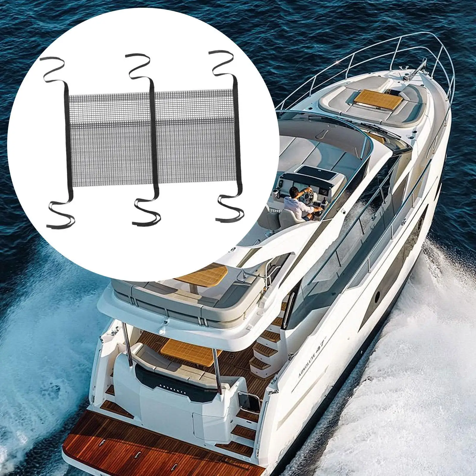 

Сетчатая сумка для хранения лодок, просторный складной морской органайзер для кабины, яхты, каяка, рыболовных снастей, незаменимых