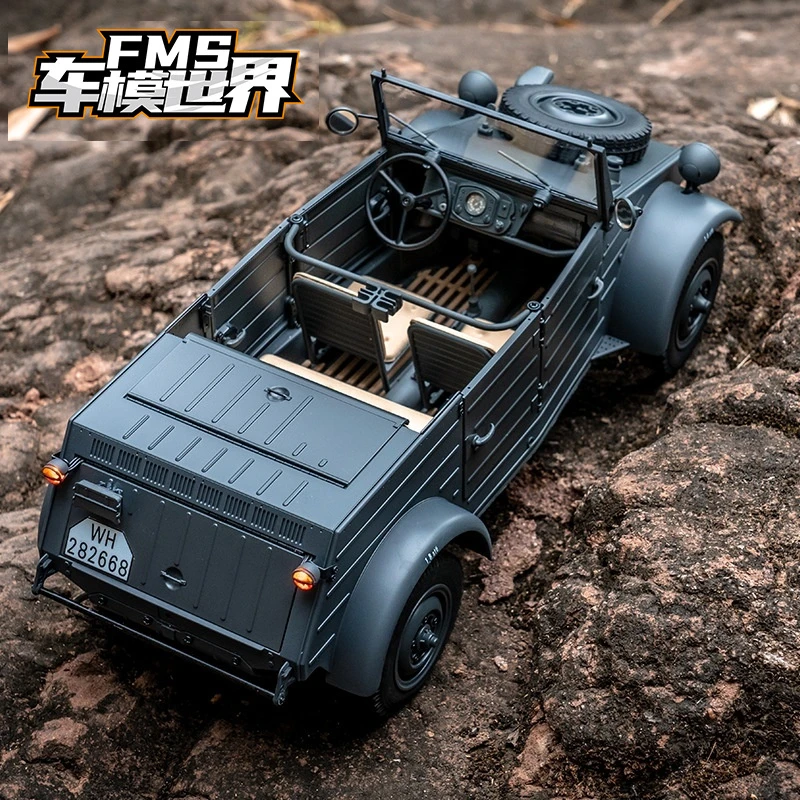 Fms 1:1282 coche de barril profesional Rc coche de Control remoto modelo eléctrico coche de tracción en las cuatro ruedas vehículo de escalada todoterreno juguetes para niños