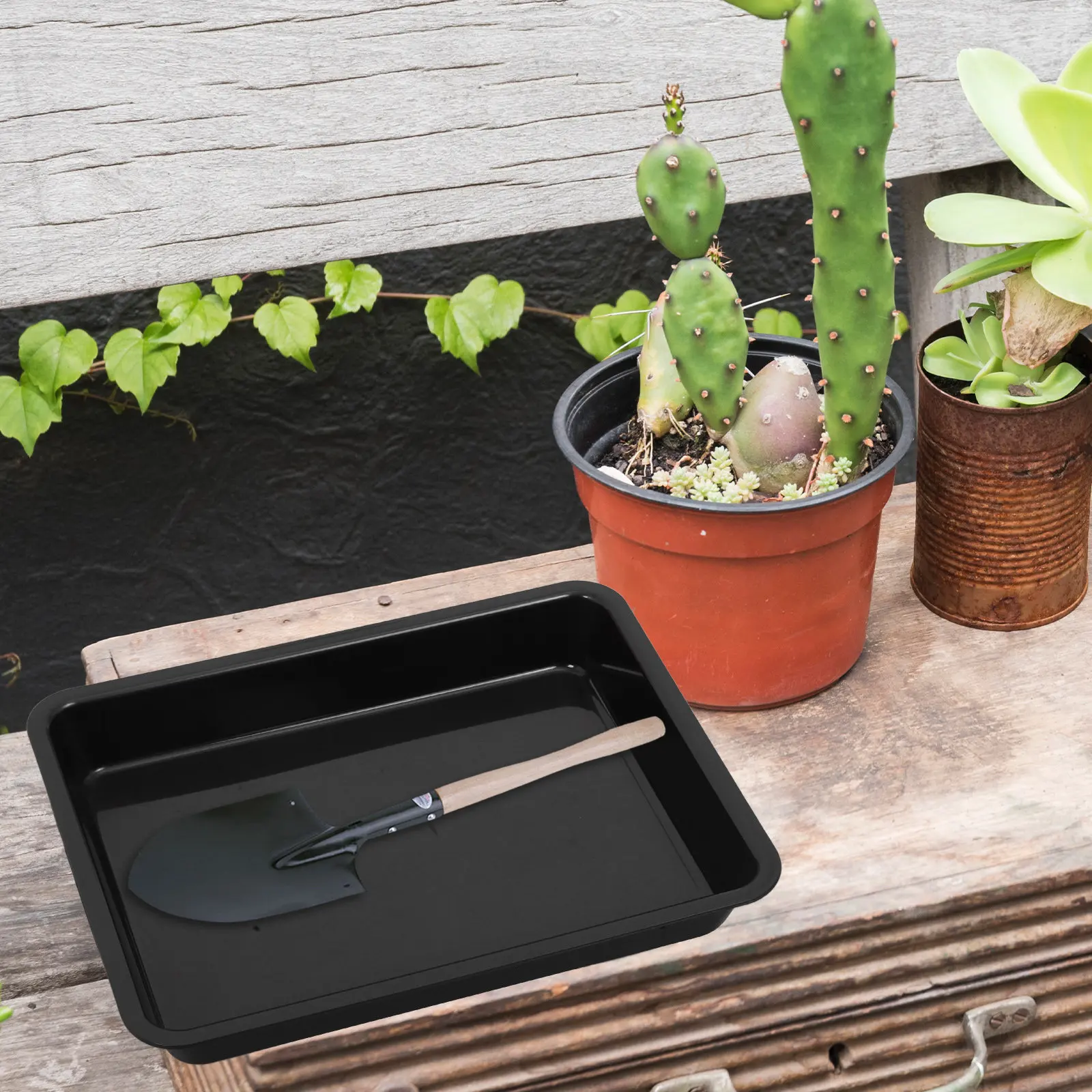 Plastic Shoe Tray Boot Tray Entryway Indoor Outdoor Use Antislip Mat for Wet Shoes Plants Pet Bowls Shoe Trays