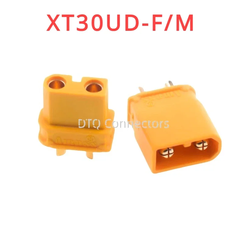 Amass 5/10Pair XT30UD Waterproof Plug 2mm 15A Copper Gold-plated Male Female Connector for RC FPV Racing Drone Lipo Battery