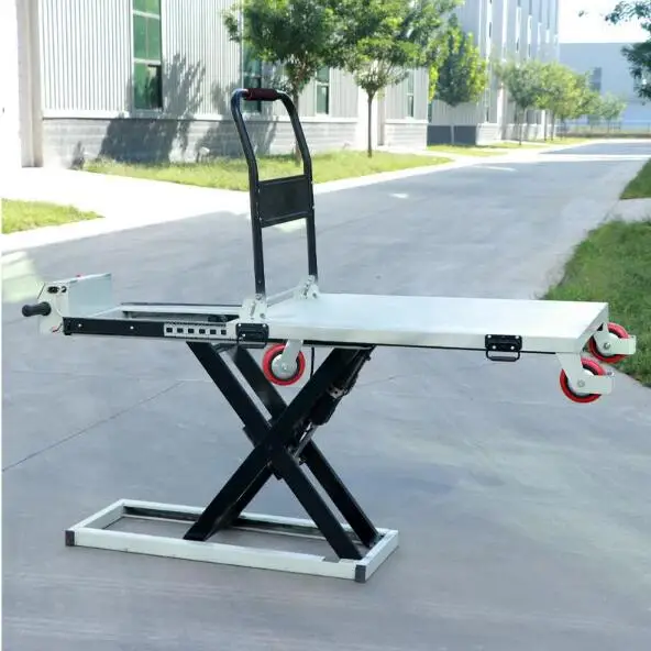 Forklift Electric Stacker Hydraulic Handling Truck Small Mobile Elevator Manual Forklift for Unloading