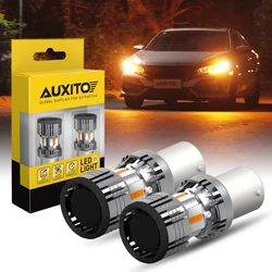 2Pcs Best Bau15s PY21W LED Canbus Yellow Orange Ba15s 1156 WY21W T20 LED Amber Turn Signal Lamp Indicator Lights Bulb for Car