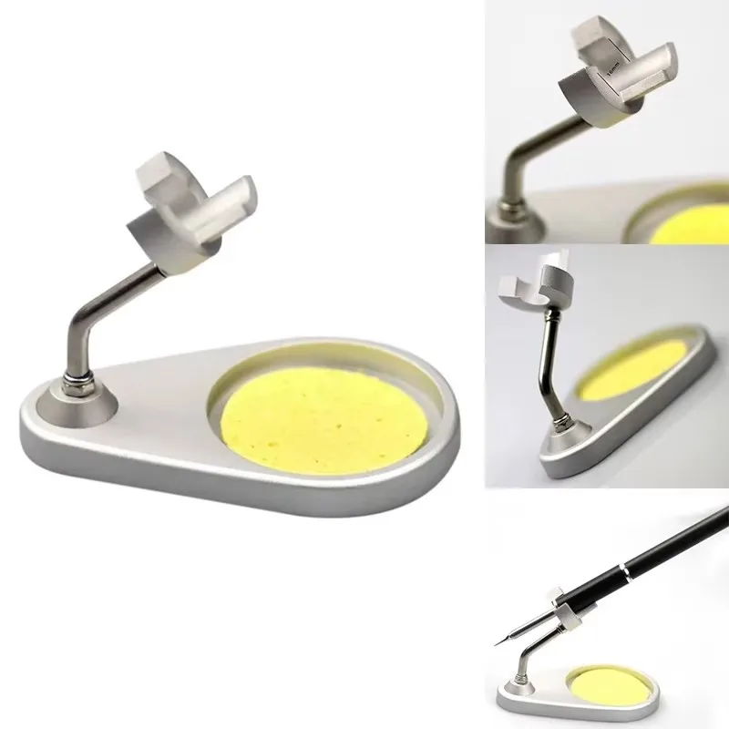

T12-S9 Soldering Iron Stand Holder Base For M8 P9 Handle Metal Solder Support Station Welding Supplies Soldering Safety