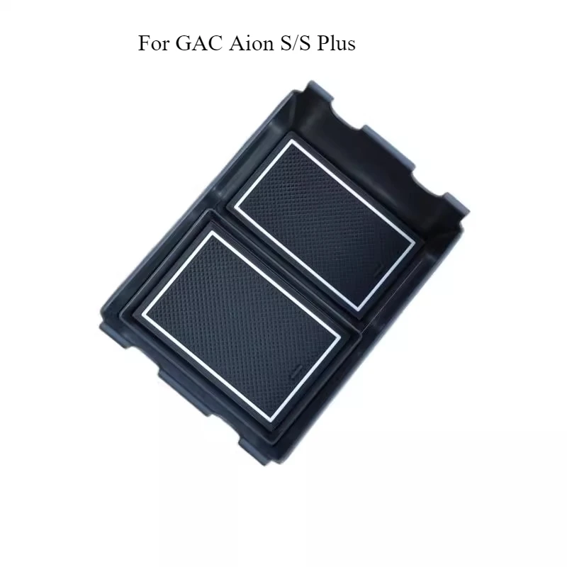 

For GAC Aion S/S Plus Center Console Organizer - ABS Armrest Storage Box with Dividers