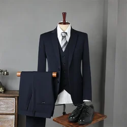 Trajes de negocios formales personalizados para hombres, trajes de boda, nuevos, 49