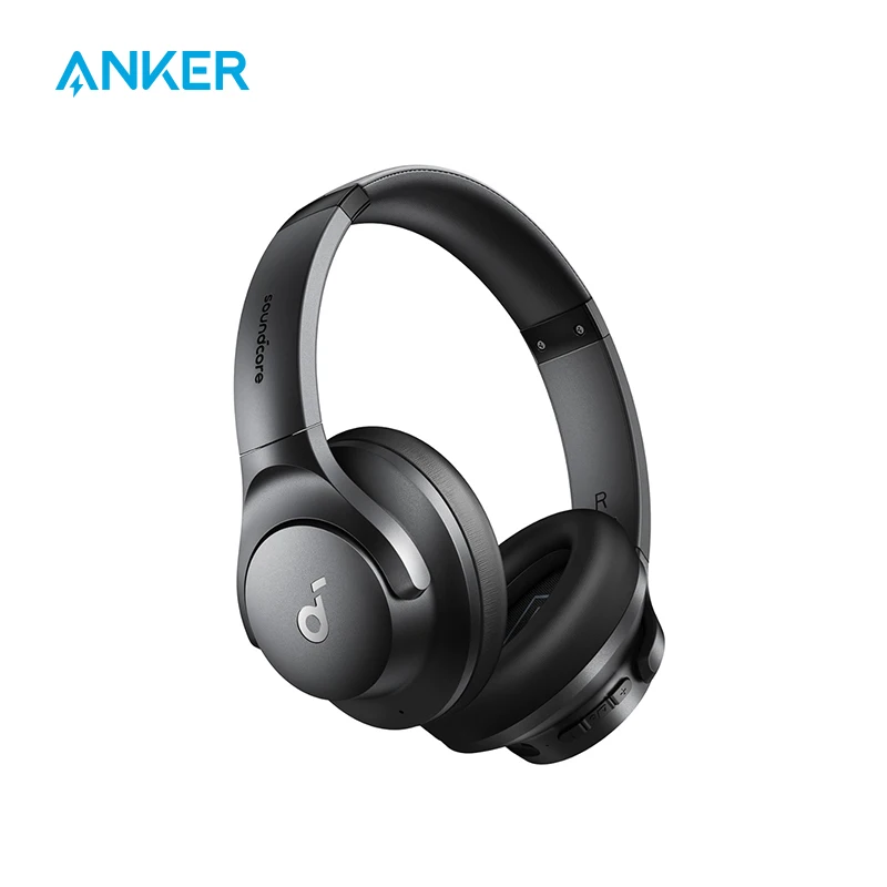 soundcore by Anker Q20i Hybrid Active Noise Cancelling Headphones Wireless Over-Ear Bluetooth 40H Long ANC Playtime