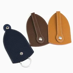 Pull Type Key Bag Unisex Leather Portable Key Wallets Mini Key Holder Case Key
