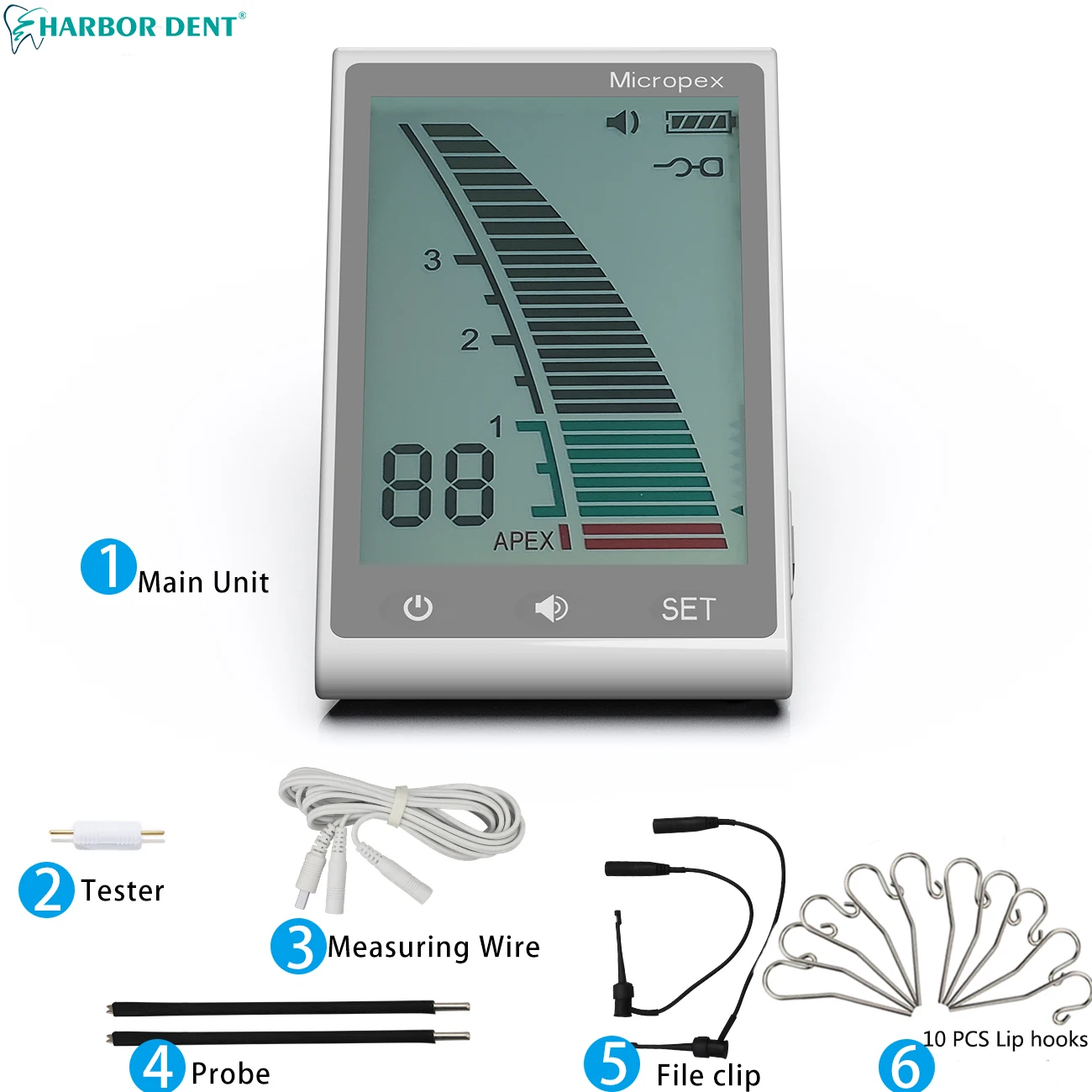 Dental Laboratory Micropex Surgical Root Canal Apex Locator Mini