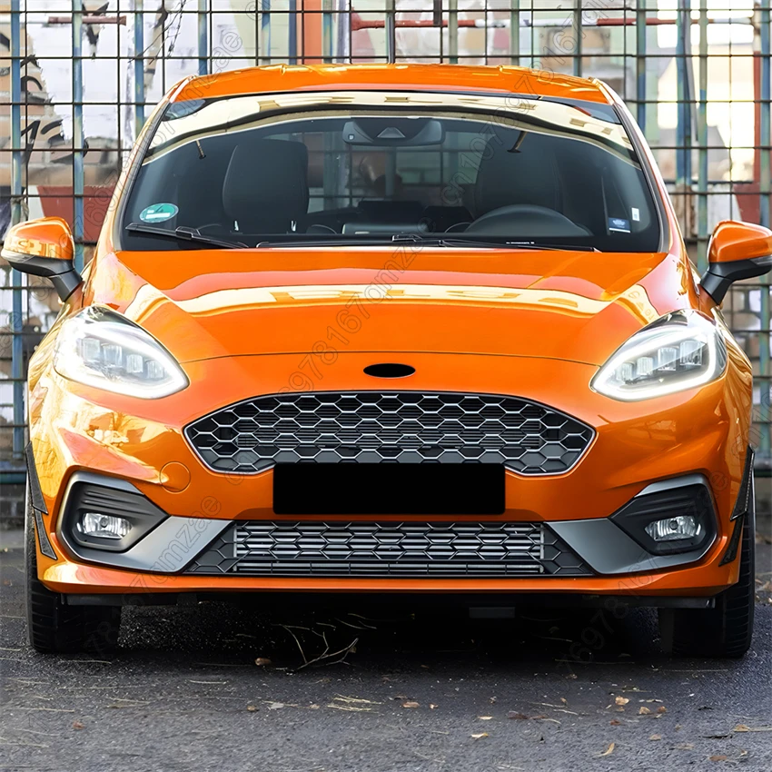 Car Front Bumper Airvent Blade Trim For Ford Fiesta MK8 ST Line 2017 2018 2019 2020 Fog Lamp Canards Flicks Trim Body Kits view 3