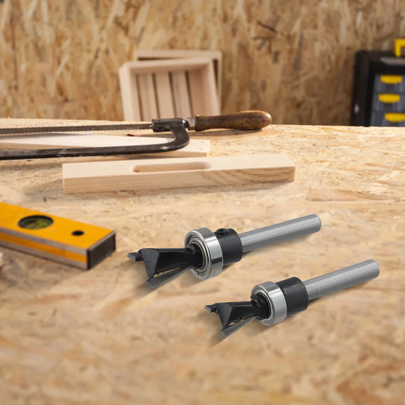 6MM Shank Router Bit Home Improvement Solid Hardened Steel Bodies Smooth Slicing Anti Kickback Design High Hook Angles