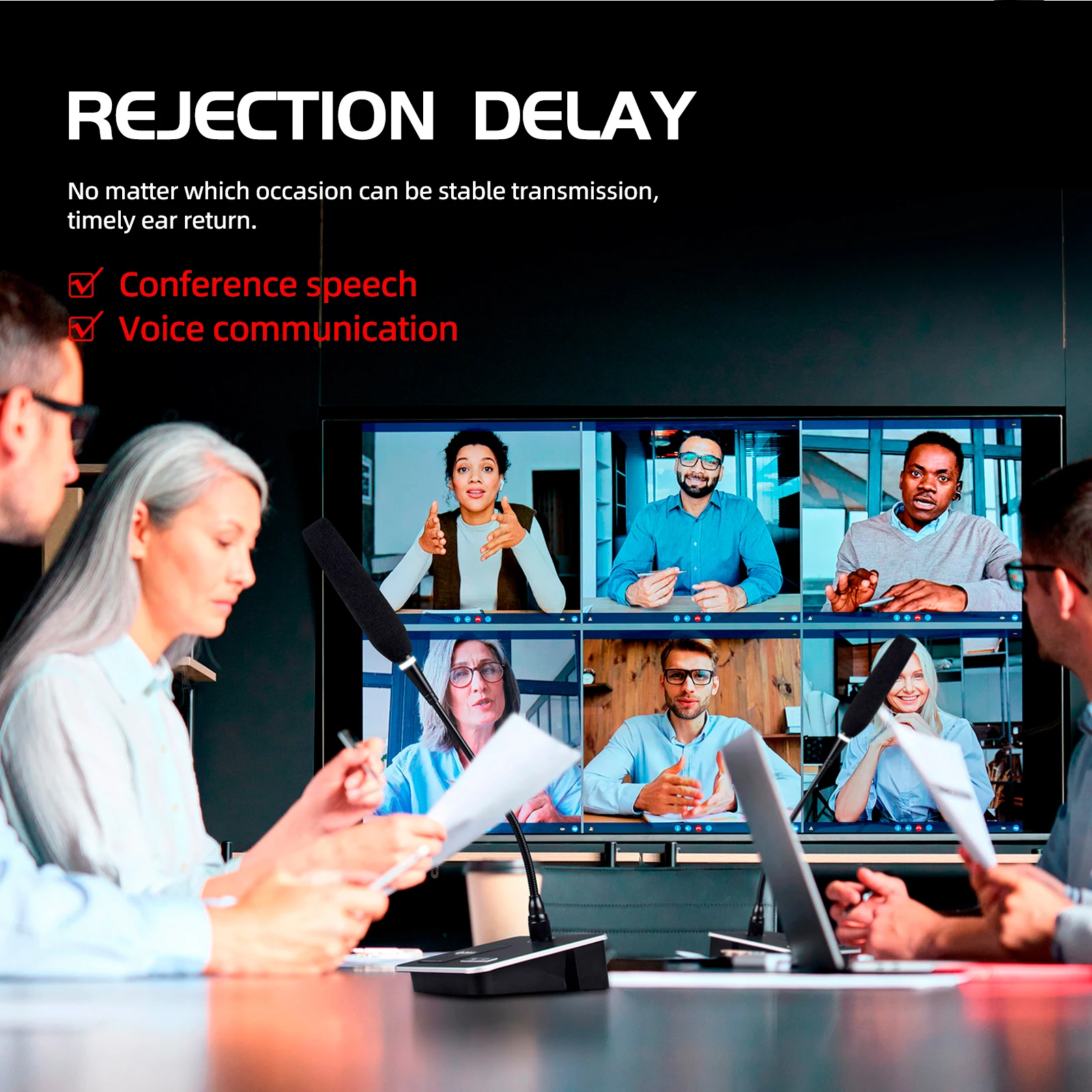 Debra GSN10 Professional Desktop Gooseneck Microphone 360 Rotation Adjustment Microphone For Video Karaoke Online Teaching Video