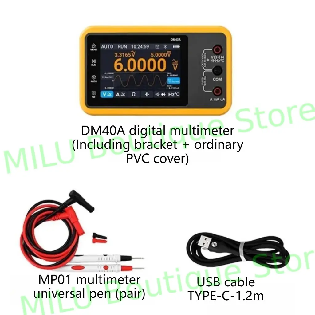 ALIENTEK DM40 Digitale Oscilloscoop Multimeter Signaalgenerator 3 in 1 50M Sample rate Voltage Diode Handheld Automotive Gereedschap