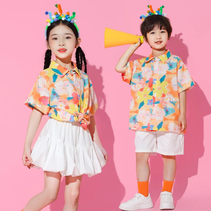 School sports team uniforms, Children's performance costumes, junior high kindergarten graduation photos, choir costumes Zd8