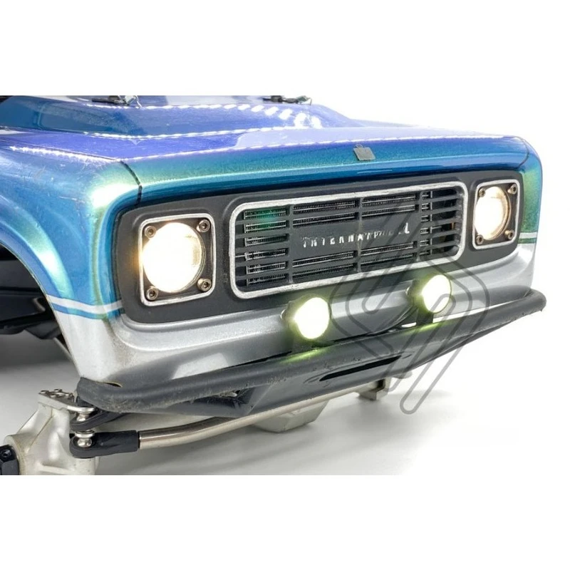 For Vanquish Products VP VS4-10 PRO/Ultra Front Fog Light Kit 3D Printed 2x0.5W LEDs 6V Direct Fit 1/10 RC Crawler Upgrade