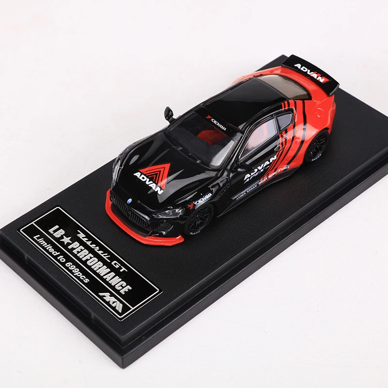 HKM 1:64 Maserati GT Model Car LB Wide Body Gran Turismo GT Diecast Collection Of Simulated Alloy Automobile Models