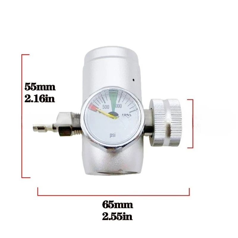 Soda‑Stream Bottle Fill‑up Adapter TR21‑4 Thread 8mm Male Quick‑Plug Pressure Gauge Gas Fitting
