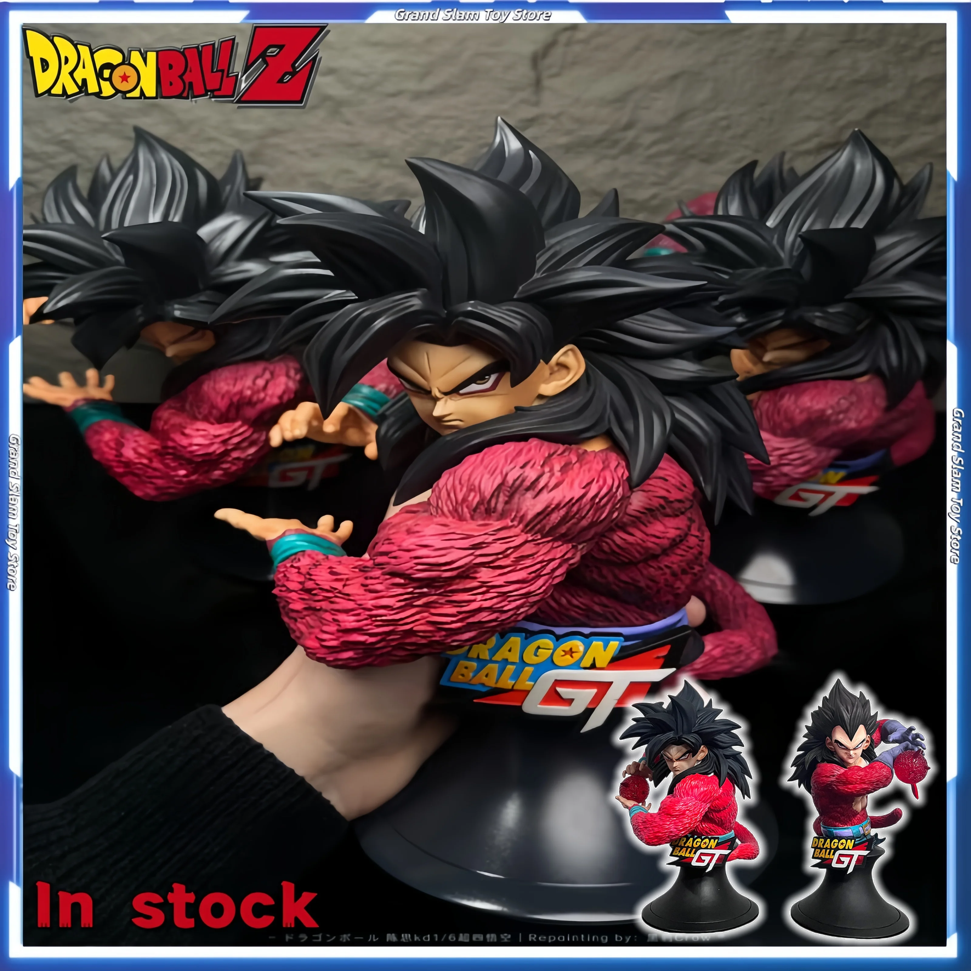 لعبة دراغون بول أنيمي الشكل سوبر سايان 4 فيغيتا أرقام نموذج الحلي سوبر أربعة وو كونغ بيجيتا نصف تمثال Gk نموذج الهدايا اللعب #1