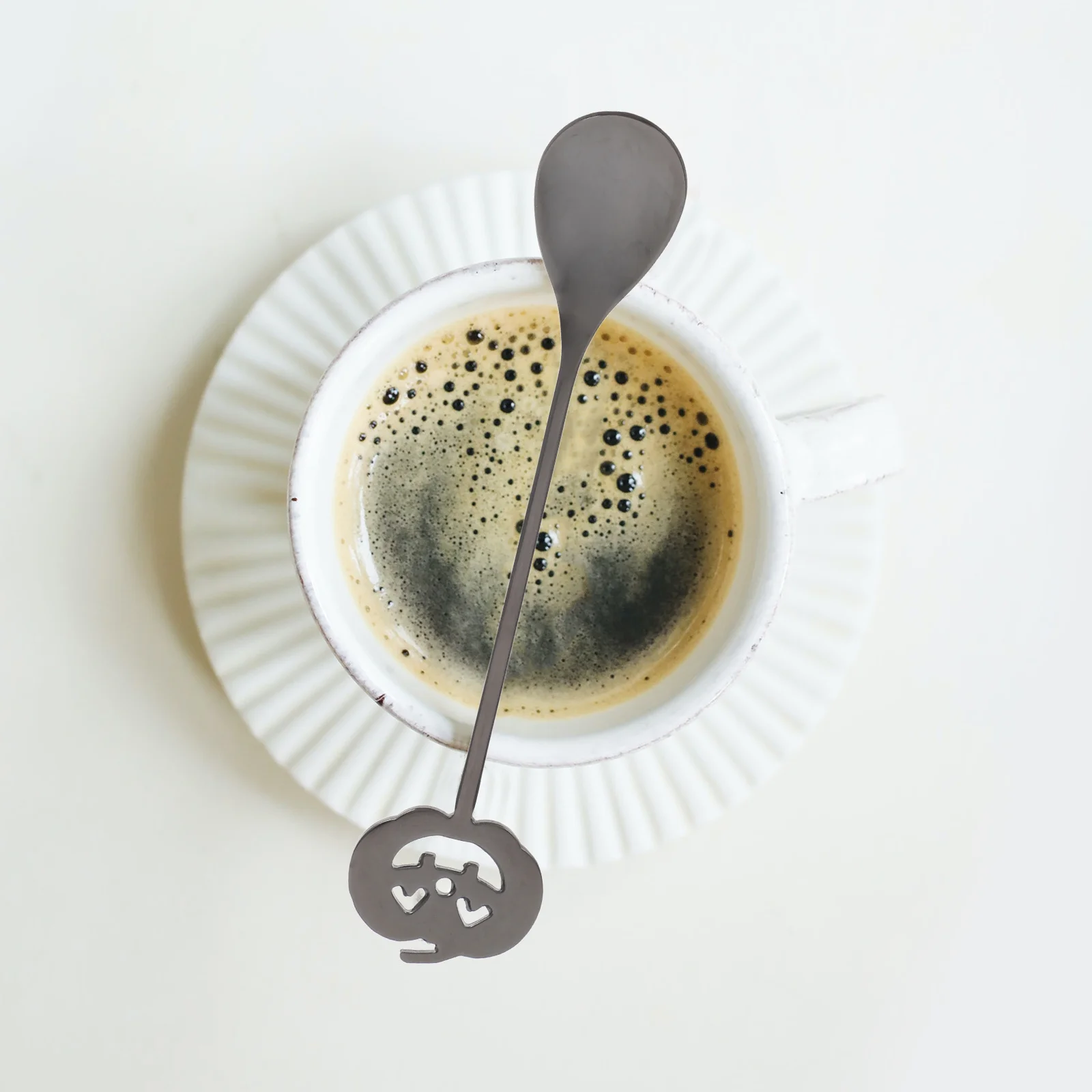 

Spoons Serving Halloween Cutlery Cocktail Stir Black Cereal Fall Coffee