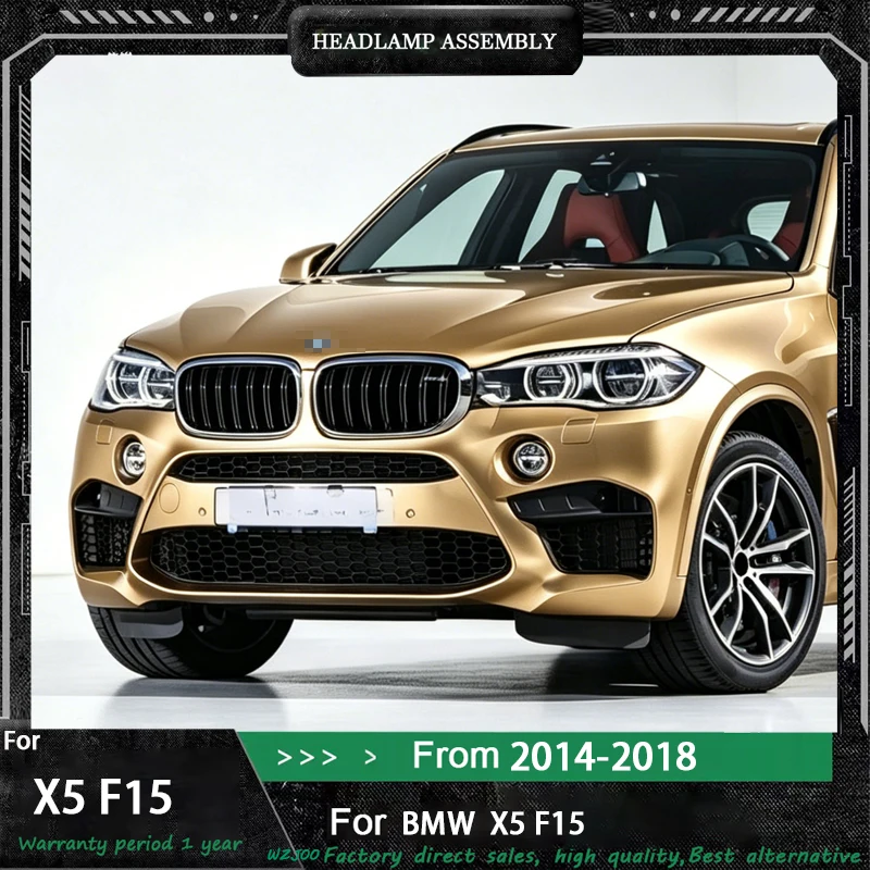 

Car Lights for BMW X5 X6 LED Headlight 2014 2015 2016 2017-2018 F15 F16 Lamp Drl Projector Lens Automotive Accessories