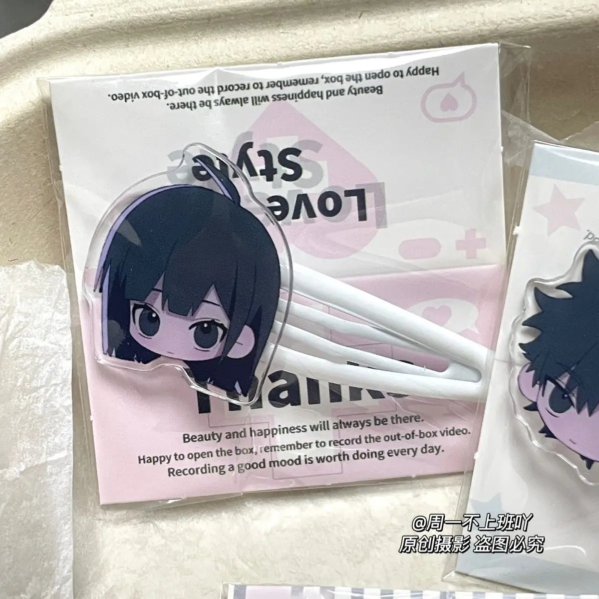 3Pcs Anime LINK CLICK Lucas Charles Jo Cartoon Bangs Clip Cute Headgear Student Lolita Girl Scrunchie Kawaii Party Gift