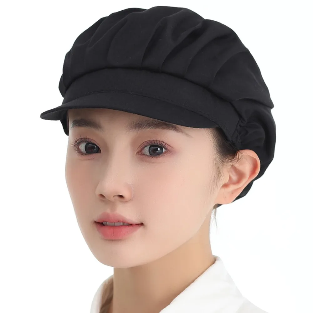 Durable Elastic Workshop Work Hat Smoke-proof Dust-proof Work Wear Hair Fall-proof Breathable Hair Nets Cap Food Service