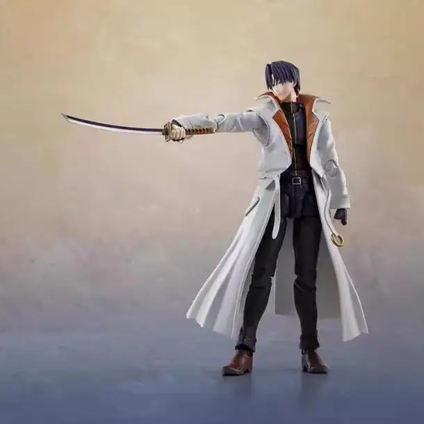 

Bandai Shf Wanderer Swordheart Four Noso Sen Aoki Meiji Romantic Tan Ke DIY Decoration Action Figure Collectible Toy