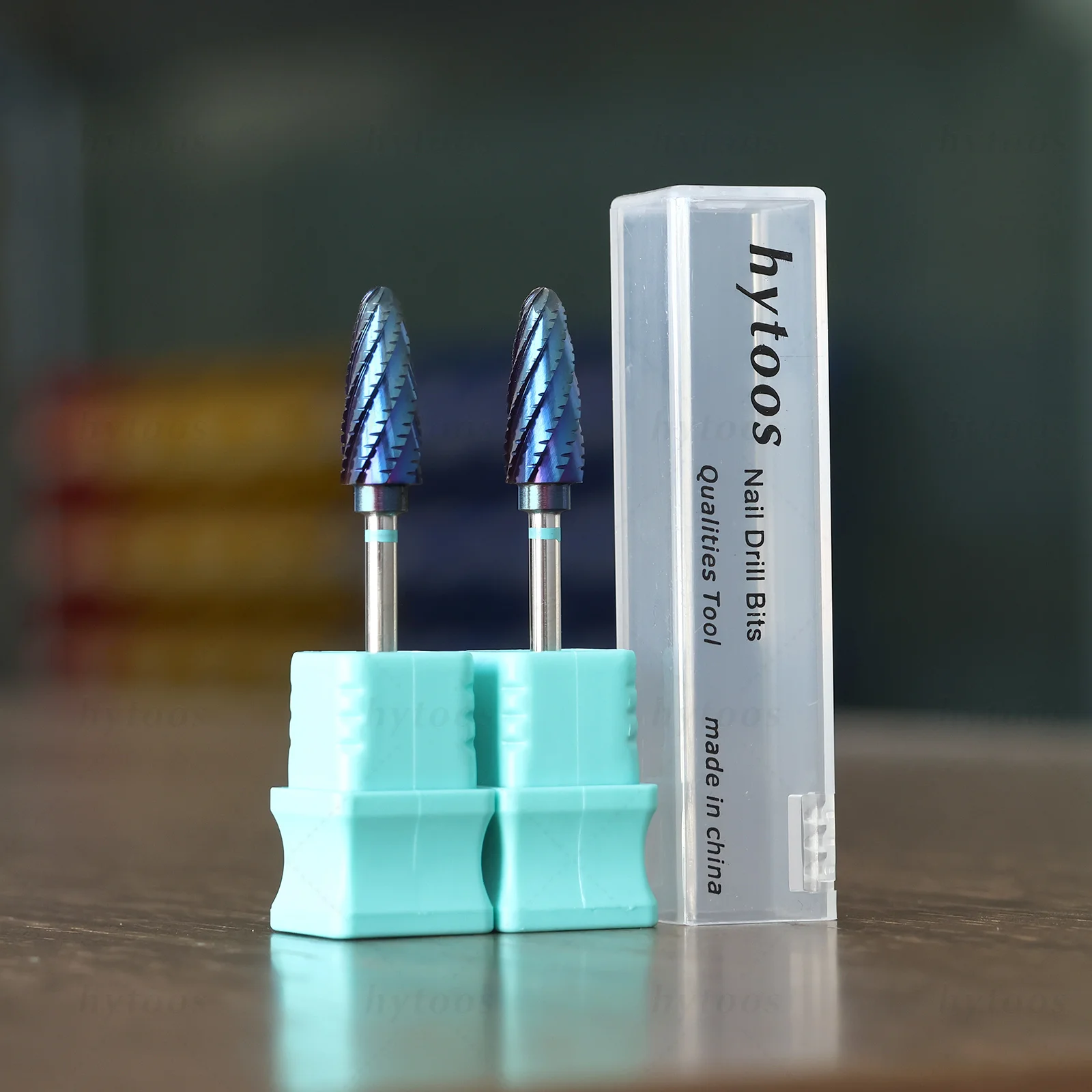 หัวเจียรอะคริลิค HYTOOS Tornado สำหรับเครื่องเจียรเล็บแบบมืออาชีพ หัวเจียรคาร์ไบด์สำหรับเจียรเจลหนา อุปกรณ์เสริมสำหรับเครื่องเจียรไฟฟ้า ตะไบเล็บ อุปกรณ์ทำเล็บ