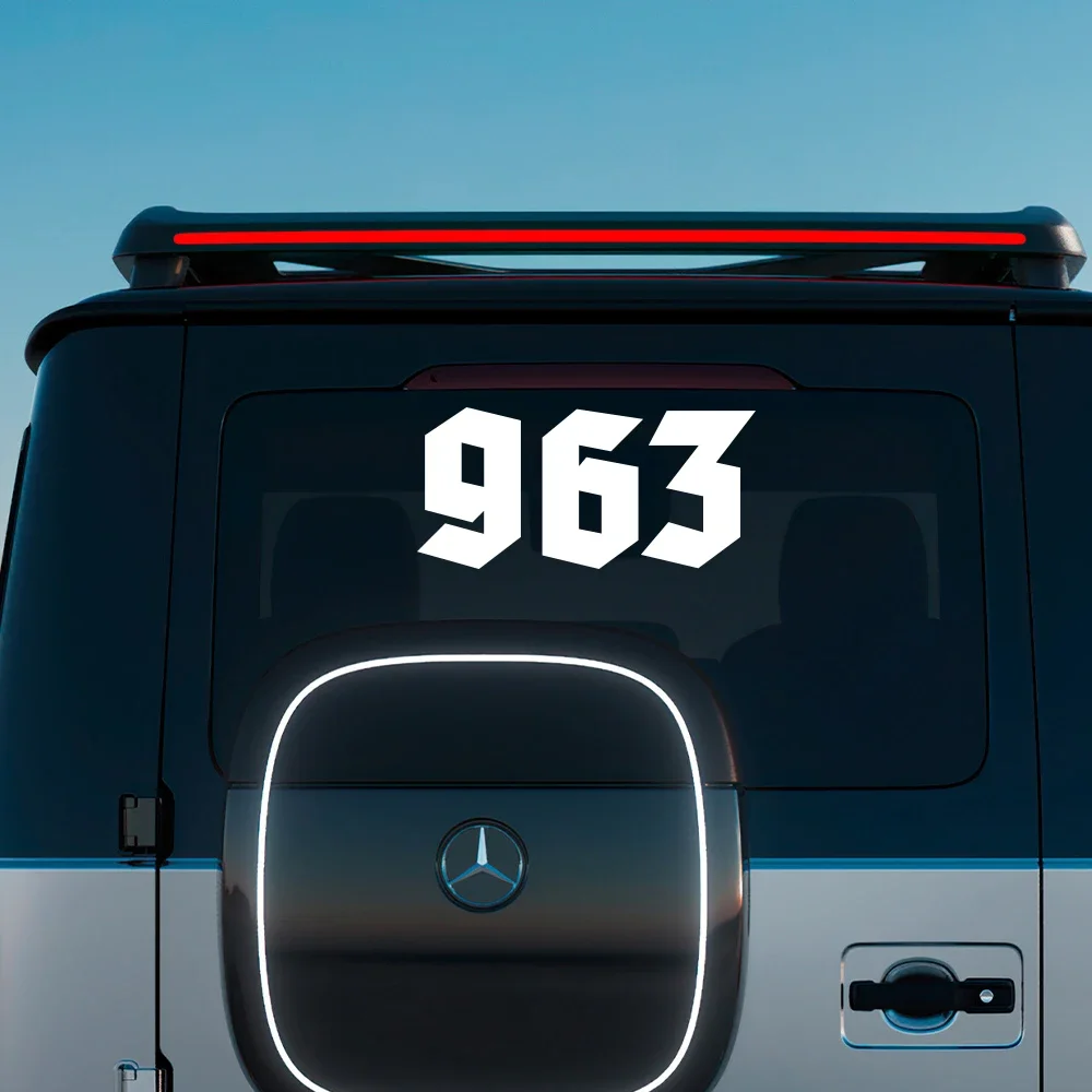 ملصق فينيل لجسم السيارة ، النافذة الخلفية ، الشاحنات ، الشاحنات الصغيرة ، الجدران ، اللابتوب ، مقاومة للماء ، ديكورات السيارات ، إكسسوارات التصميم ، الرقم ،