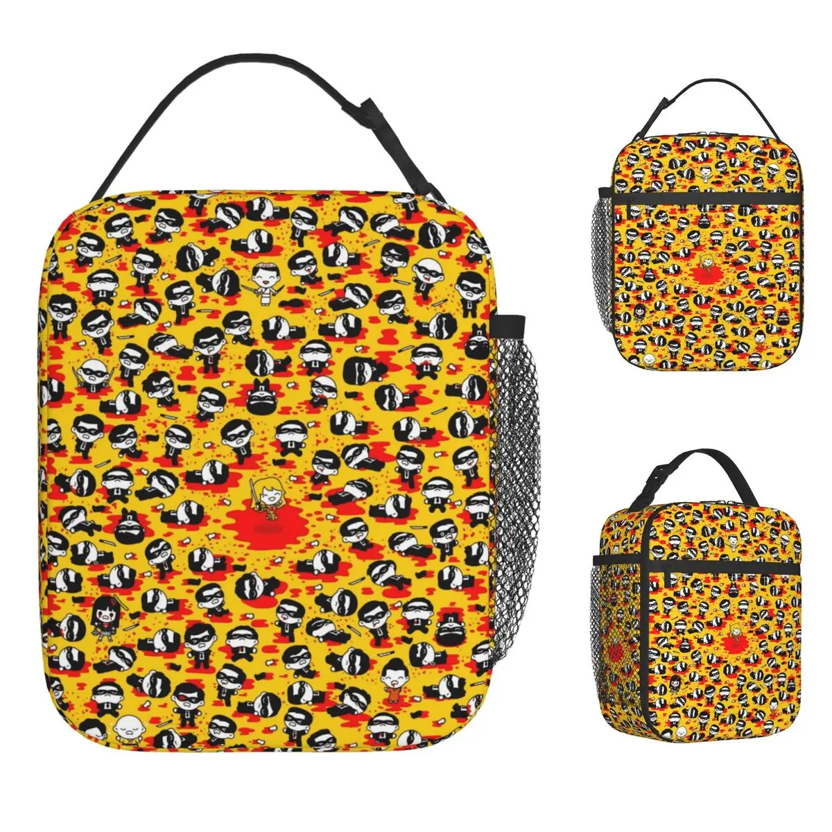 Kill Bill The Whole Bloody Affair  Lunch Bag For Unisex Print Lunch Box Cooler Bag Portable Oxford Tote Food Bags