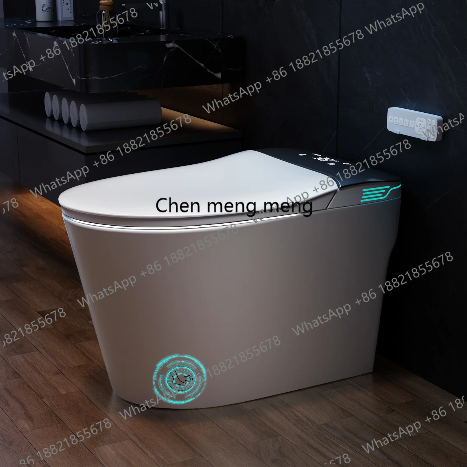 

Smart Toilet with Bidet Built In, AUTO Deodorization, ADA Height 17.7", One Piece Heated Toilet with Foam Shield, Voice Control
